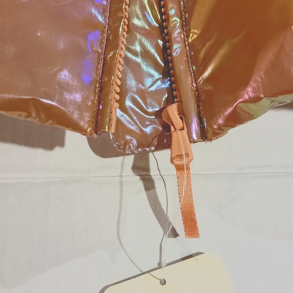 NWT Palmer Iridescent Copper Shine Puffer Coat M - Picture 15 of 16